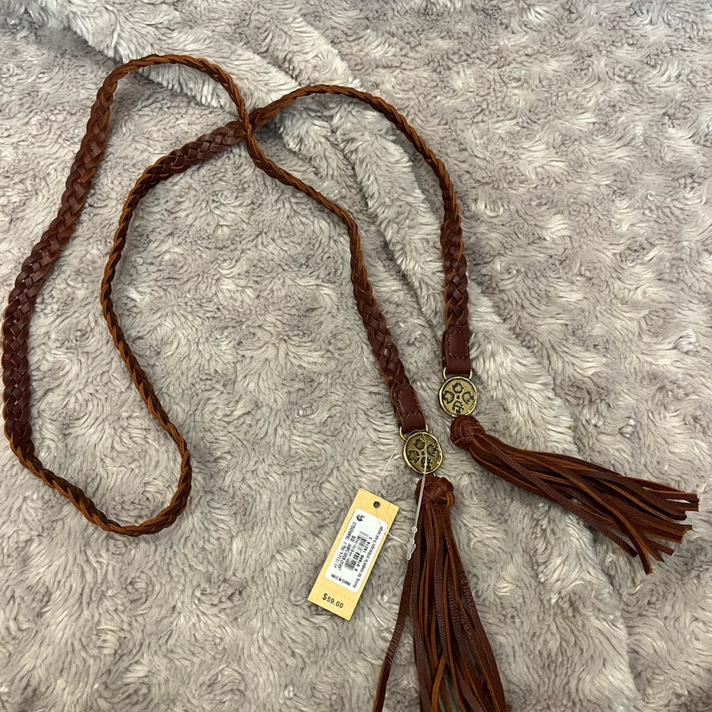 Patricia Nash leather lariat